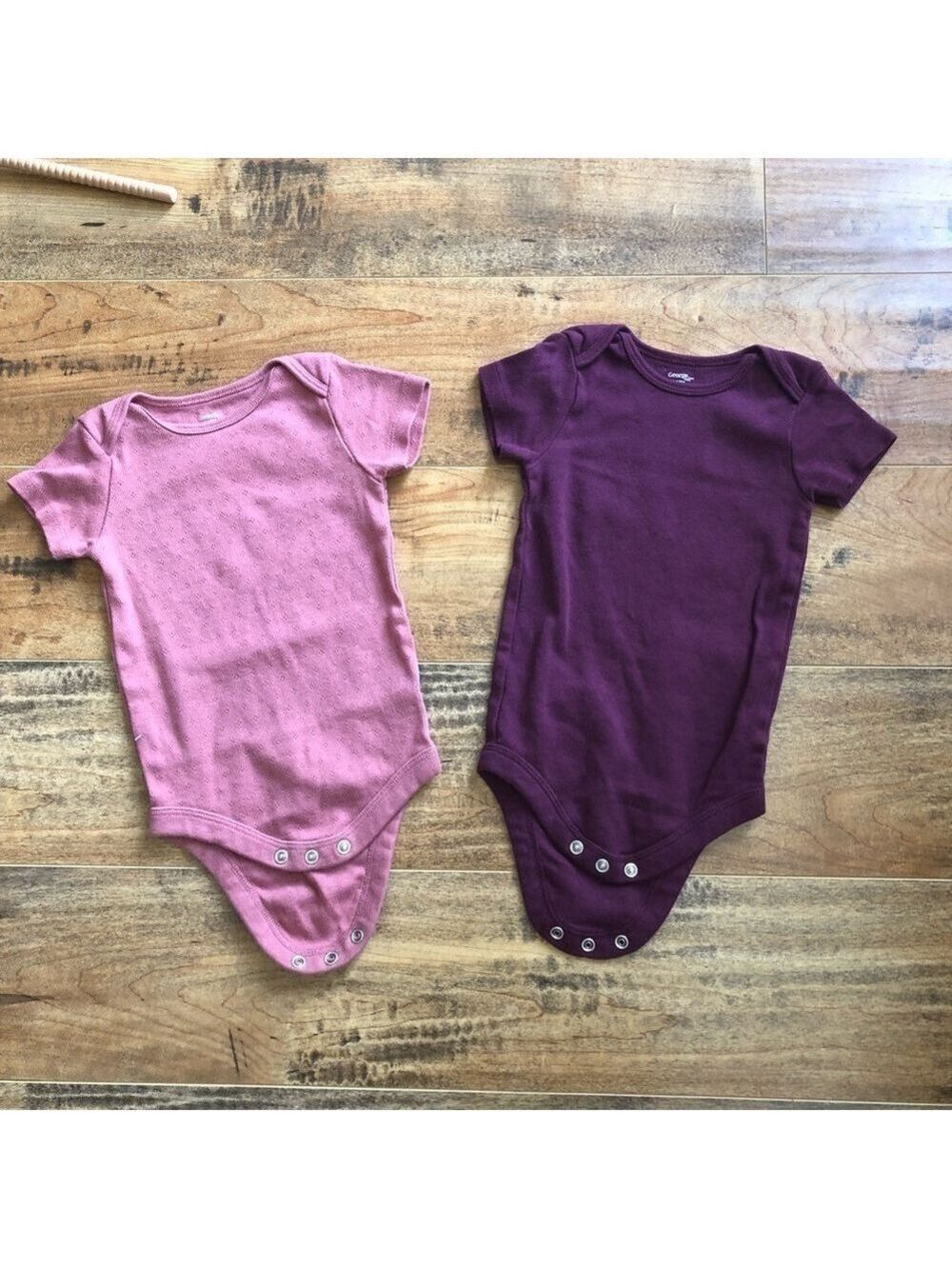 George Baby Girl Bodysuit 2-Pack 6-12M